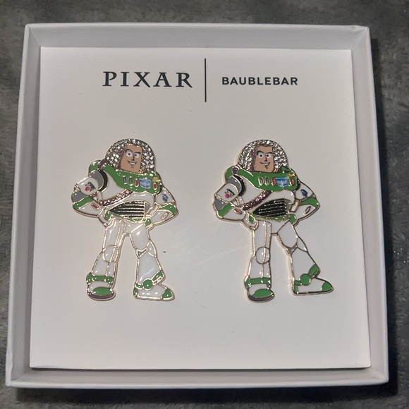 Pixar Disney Bauble Bar Jewelry Buzz Lightyear Earrings - Picture 2 of 3
